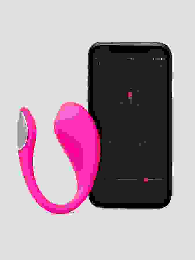 Lovense Lush 4 App Controlled Vibrating Egg, Pink, hi-res